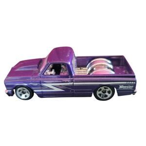 2013 Hot Wheels 67 Chevrolet C10 Purple Hoosier Malaysia 1:64